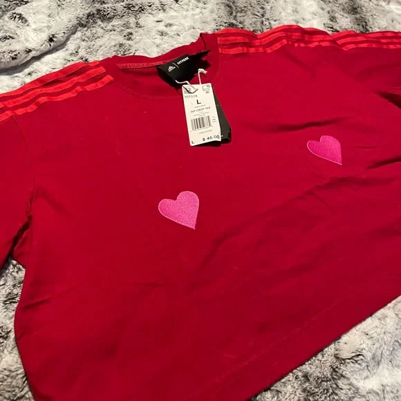 adidas IVY PARK Collection- GRAPHIC CROP TEE - Picture 8 of 10